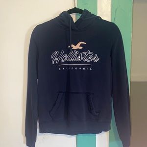 Dark blue Hollister hoodie